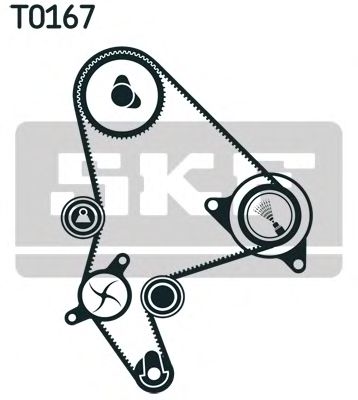 VKMA 03247 SKF Комплект ГРМ (ремінь + ролик)1